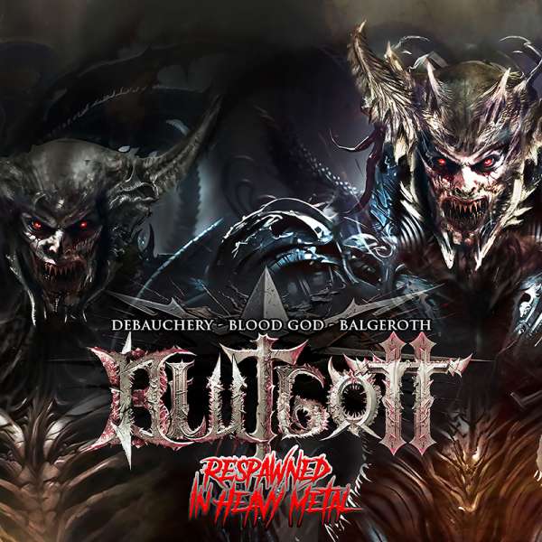 BLUTGOTT (feat.DEBAUCHERY,BLOOD GOD,BALGEROTH) - Respawned In Heavy Metal - 3-CD Digipak