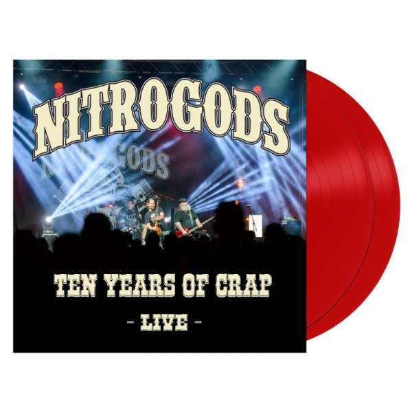 NITROGODS - Ten Years Of Crap - Live - Ltd. Gatefold Red 2-LP
