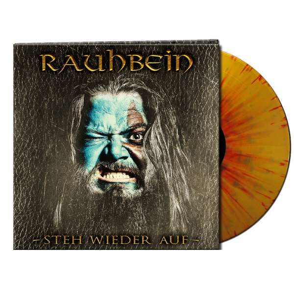 RAUHBEIN - Steh wieder auf - Ltd. Gatefold RED GOLD &amp; OXBLOOD OPAQUE SPLATTER LP