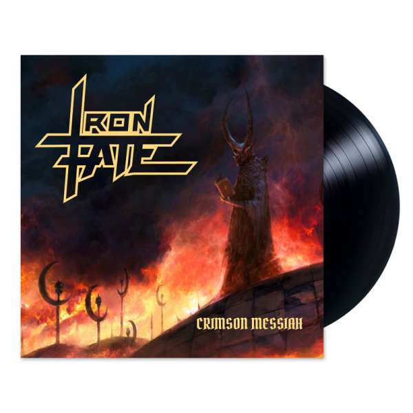 IRON FATE - Crimson Messiah - Ltd. BLACK LP