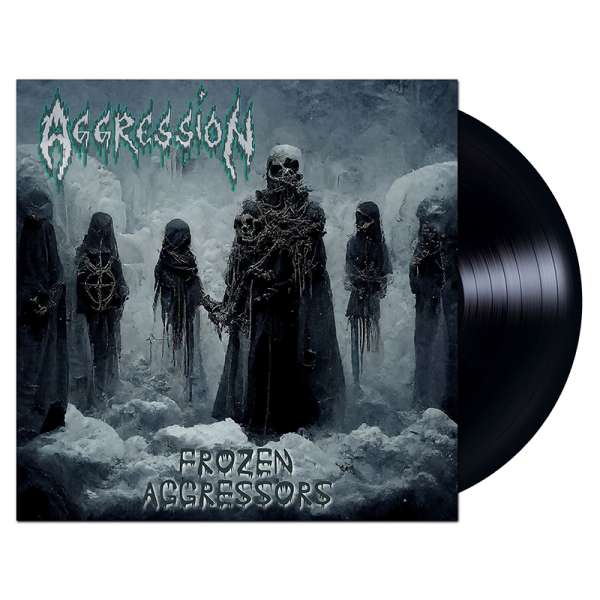 AGGRESSION - Frozen Aggressors - Ltd. BLACK LP