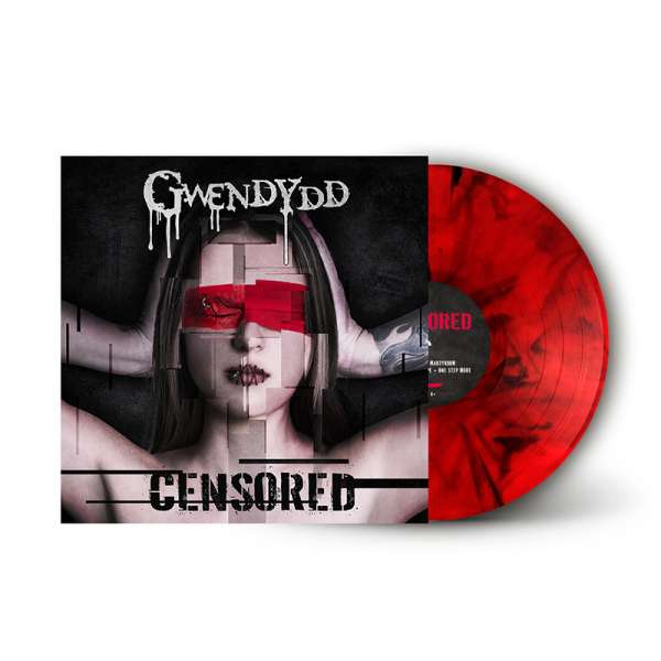 GWENDYDD - Censored - Ltd. Gatefold RED/BLACK MARBLED LP