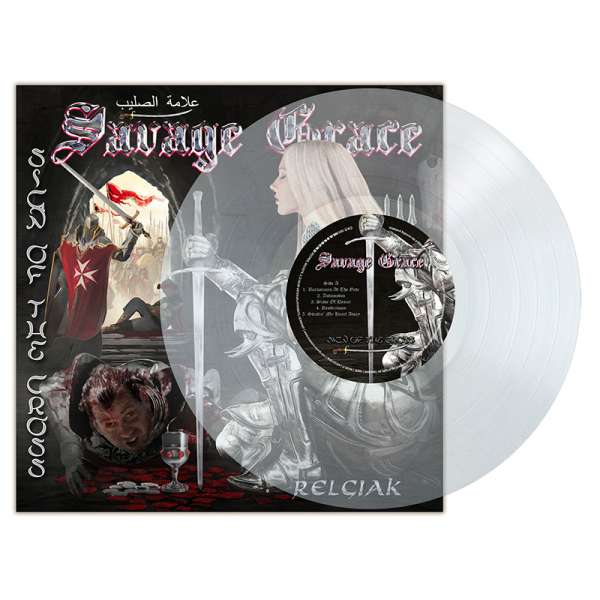 SAVAGE GRACE - Sign Of The Cross - Ltd. CLEAR LP