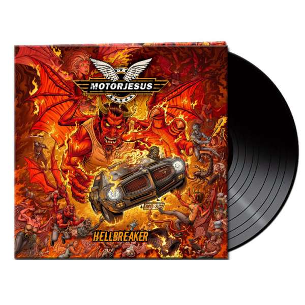MOTORJESUS - Hellbreaker - Ltd. Gatefold BLACK LP