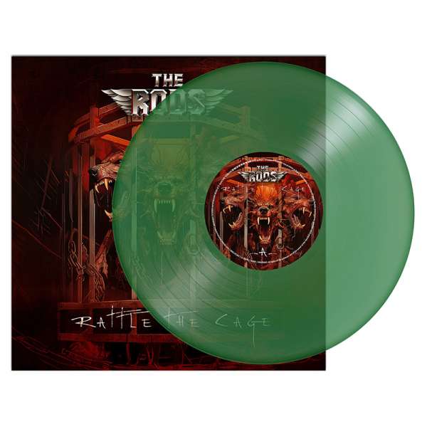 THE RODS - Rattle The Cage - Ltd. TRANSPARENT GREEN LP
