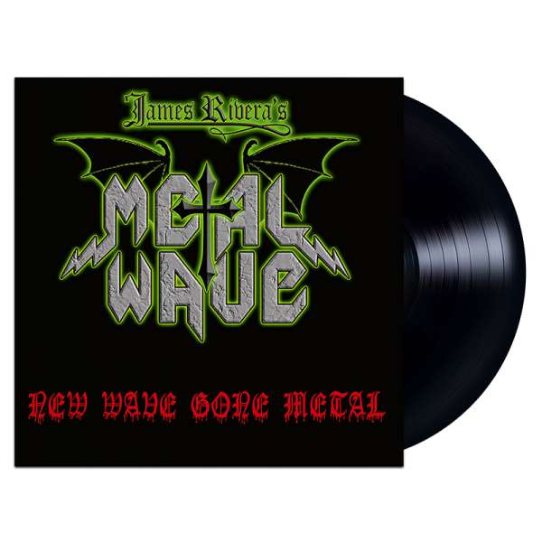 JAMES RIVERA&#039;S METAL WAVE - New Wave Gone Metal - Ltd. BLACK LP