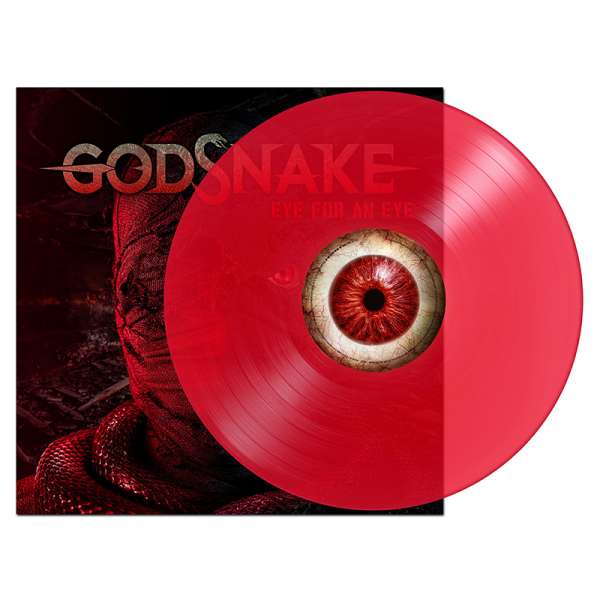 GODSNAKE - Eye For An Eye - Ltd. TRANSPARENT RED LP