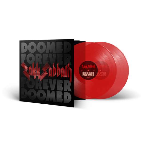 ZAKK SABBATH - Doomed Forever Forever Doomed - Ltd. Gatefold TRANSPARENT RED 2-LP