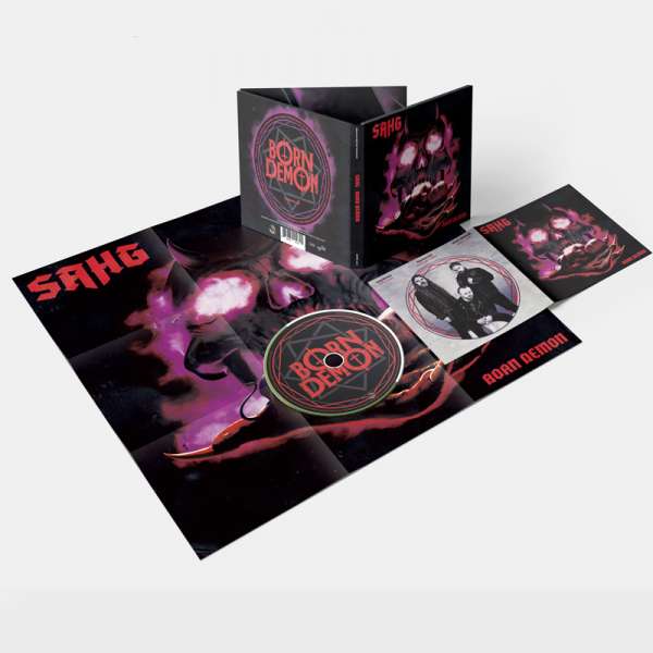 SAHG - Born Demon - Digipak-CD incl. Poster