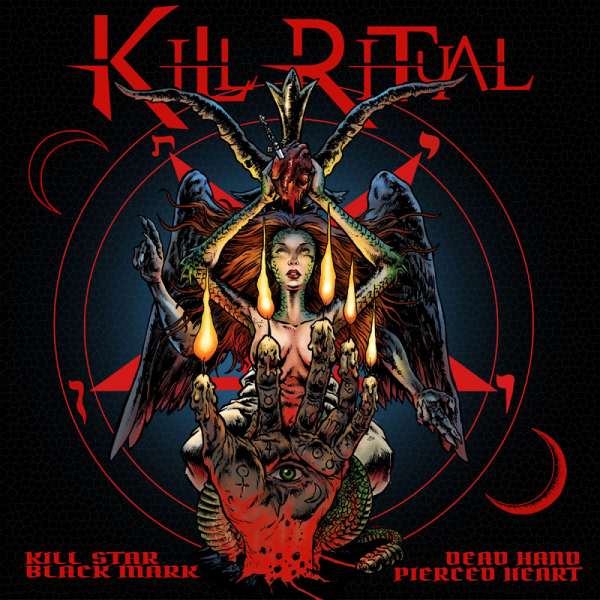 KILL RITUAL - Kill Star Black Mark Dead Hand Pierced Heart - Digipak-CD