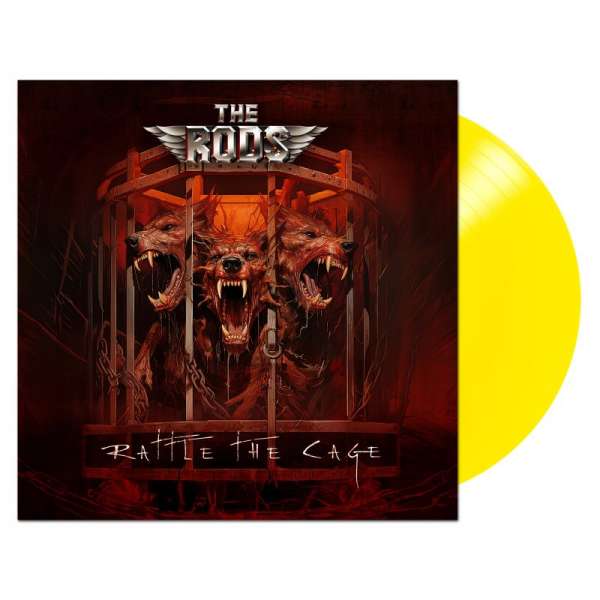 THE RODS - Rattle The Cage - Ltd. Yellow LP