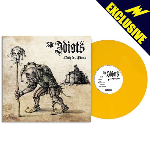 THE IDIOTS - König der Idioten - Ltd. YELLOW LP - Exclusive!