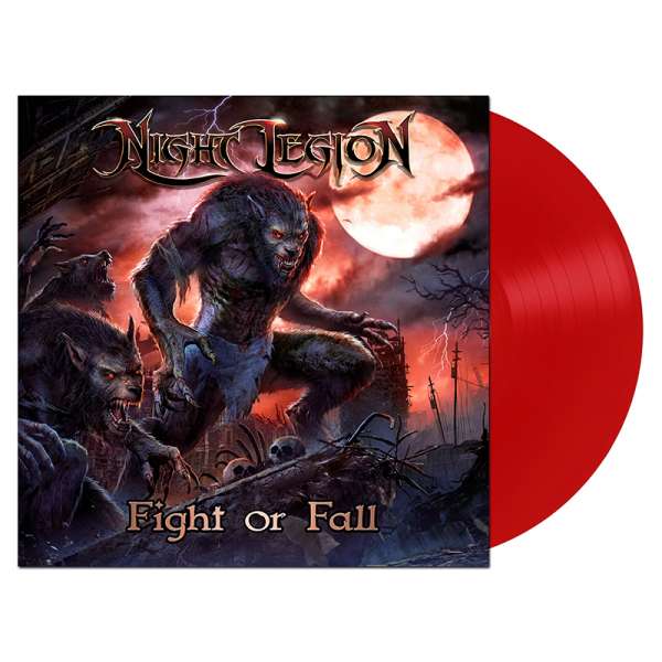 NIGHT LEGION - Fight Or Fall - Ltd RED LP