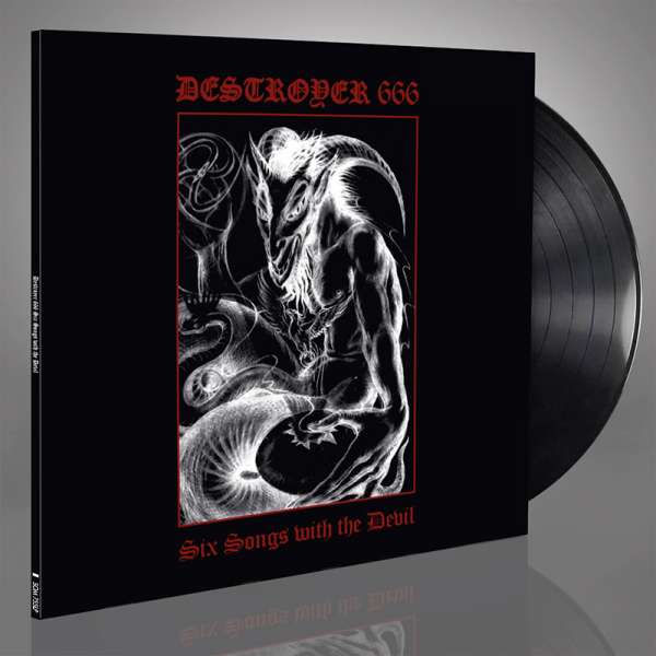 DESTRöYER 666 - Six Songs With The Devil - Ltd. BLACK LP