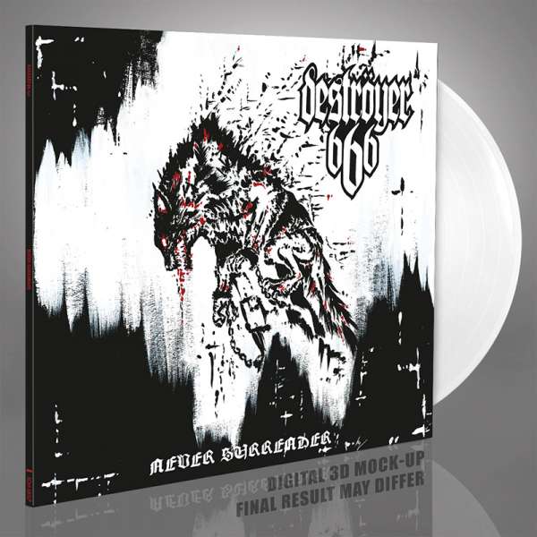 DESTRÖYER 666 - Never Surrender - Ltd. SOLID WHITE LP